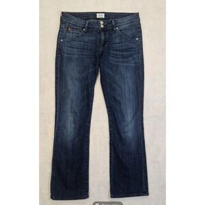 Hudson Jeans Womens 27 Crop Baby Beth BootCut Stretch Whisker Low‎ Rise Vtg Y2K